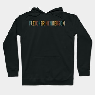 Retro Fletcher Pattern 80s 90s Birthday Style Colorful Hoodie